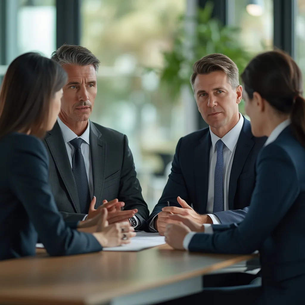 Sesión estratégica con equipo directivo